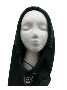 Head Sokz By Gotta Go Unisex Polartec Fleece Hooded Winter Balaclava  OS Green